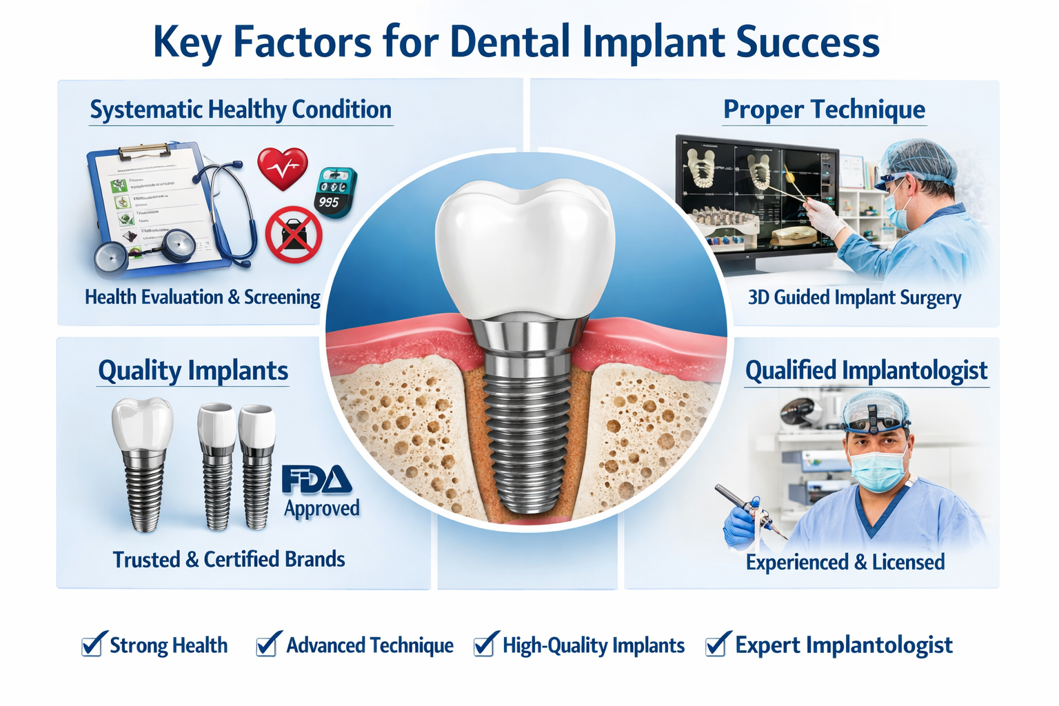 Dental Implant Success Factors